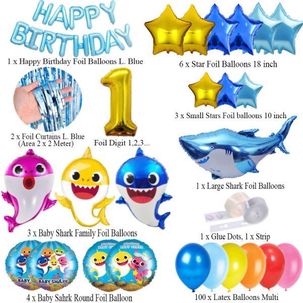 Baby Shark Birthday Party Decorations -Magical Best-Selling 2025 in Pakistan - Image 2