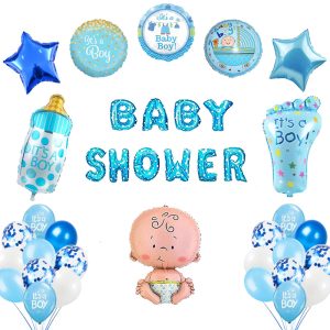 Baby Boy Birthday Decorations - Premium Party Supplies for Boys