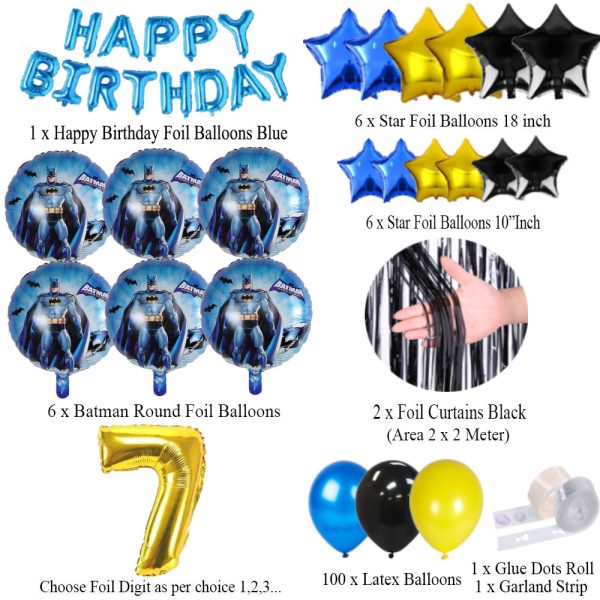Batman Birthday Party Decorations | Magical Best-Selling 2025 in Pakistan - Image 2