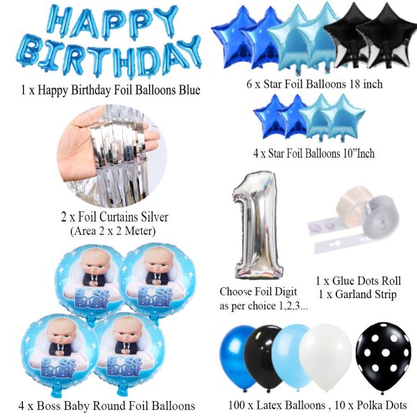Boss Baby Birthday Decoration Set | Magical Theme for Kids – Best-Selling 2025 in Pakistan - Image 2