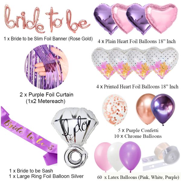 Bride To Be Birthday Decoration Set | Magical Theme for Kids – Best-Selling 2025 in Pakistan - Image 2