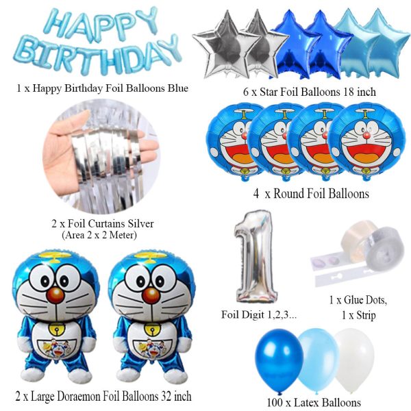 Doraemon Birthday Decoration Set | Magical Theme for Kids – Best-Selling 2025 in Pakistan - Image 2