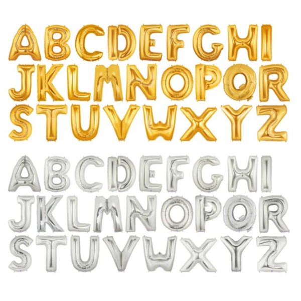 High-Quality Alphabets Foil Balloon for celebrations in various colors and sizes