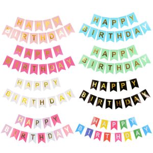 Happy Birthday Card Banner – Perfect for birthday party decoration themes.