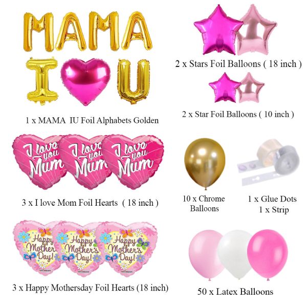 Mother's Day Birthday Decoration Set | Magical Theme for Kids – Best-Selling 2025 in Pakistan - Image 2