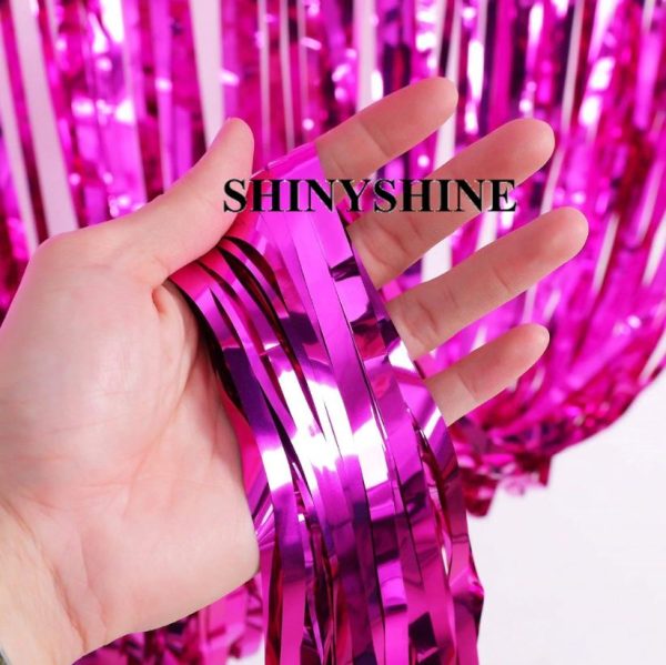 Backdrop Foil Curtains High quality - Set of 2 Pcs - Image 3