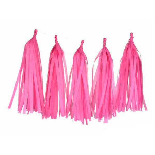 Tissue Paper Tassel Garland Single color - Image 7