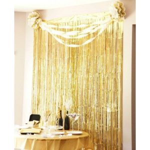 Backdrop Foil Curtains High quality - Set of 2 Pcs