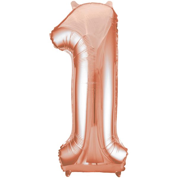 Digits Foil Balloon Gold/Silver 16"/ 32"Inch - Image 2