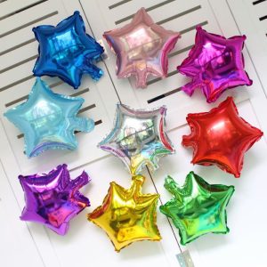 Star Foil Balloons 10" Inch  - Single Color