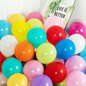 Premium Latex Balloons in Vibrant Colors - Perfect for Birthdays, Weddings, and Festivals