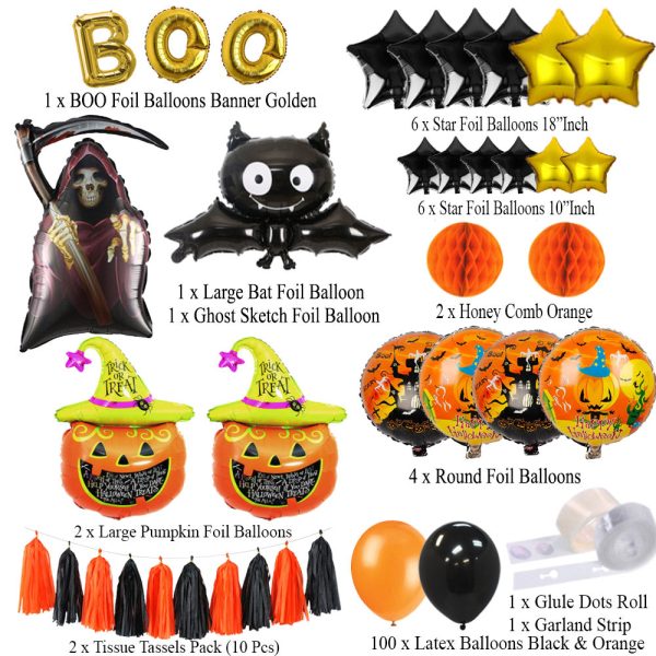 Halloween Birthday Decoration Set | Magical Theme for Kids – Best-Selling 2025 in Pakistan - Image 2