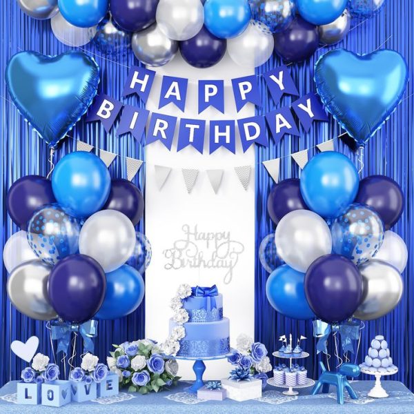Blue and White Birthday Decoration Set | Magical Theme for Kids – Best-Selling 2025 in Pakistan - Image 2