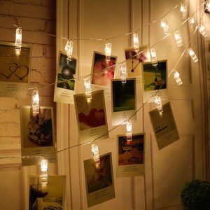 10 LED Photo Clip String Lights - Battery Operated
