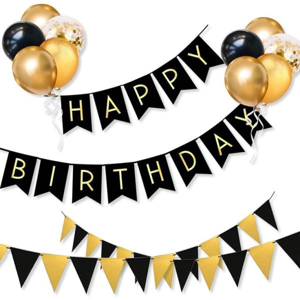 Golden & Black Birthday Decoration Set | Magical Theme for Kids – Best-Selling 2025 in Pakistan - Image 4