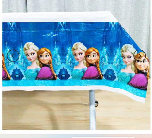 Cartoon Theme Plastic Table Cover For Birthday Party - Image 13