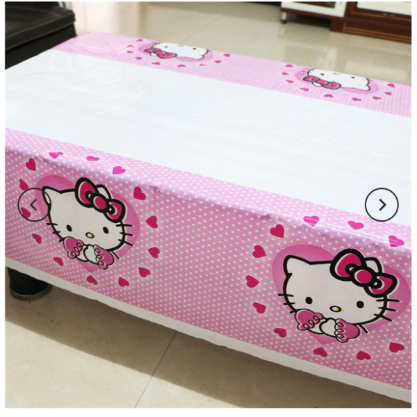 Cartoon Theme Plastic Table Cover For Birthday Party - Image 12