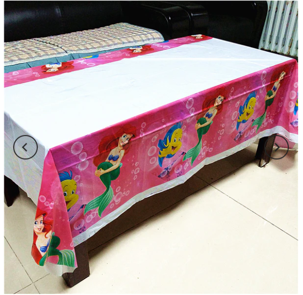 Cartoon Theme Plastic Table Cover For Birthday Party - Image 10