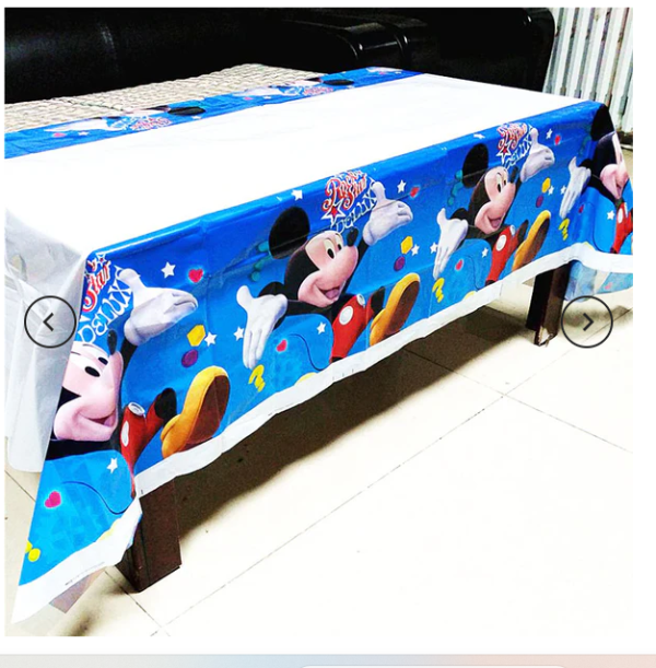 Cartoon Theme Plastic Table Cover For Birthday Party - Image 8