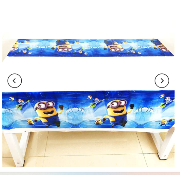 Cartoon Theme Plastic Table Cover For Birthday Party - Image 5