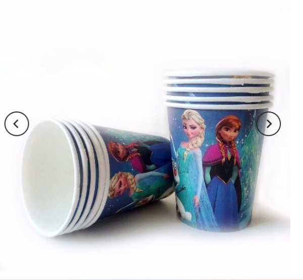 Party Disposable Paper Cup Glass For Birthday- 10 Pcs Pack - Image 13
