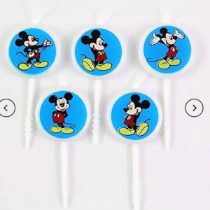 Cartoon Theme Cake Decoration Candles - 5 Pcs