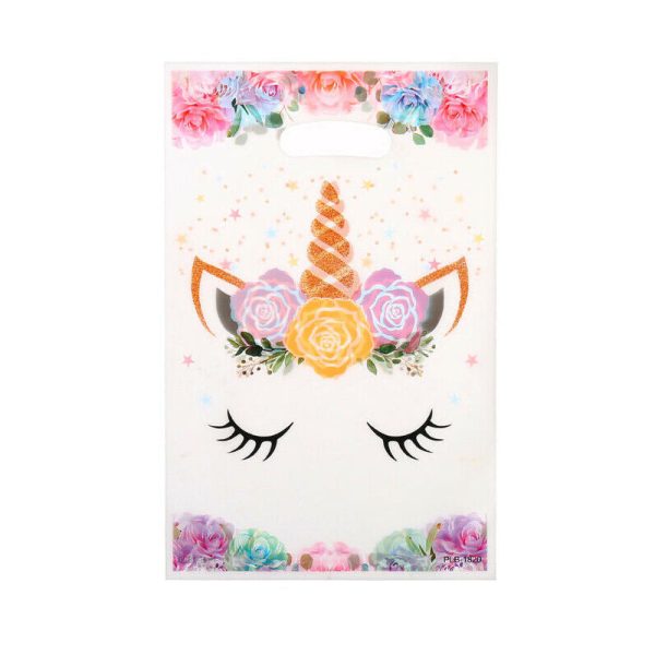 Cartoon Theme Plastic Goodies/Favor Bags - 10 Pcs - Image 18