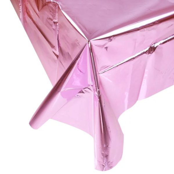 Foil Shiny Plane Table Cover - Single Color - Image 4