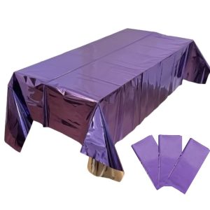 Foil Shiny Plane Table Cover - Single Color