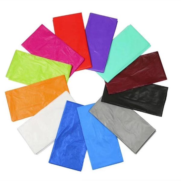 Plastic Table Cover - Large Size, Single Color - Image 2