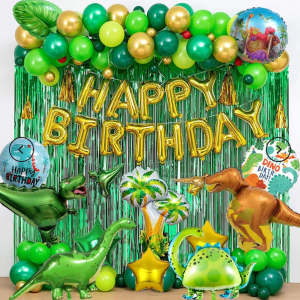 Dinosaur Foil Balloons for Birthday Decorations