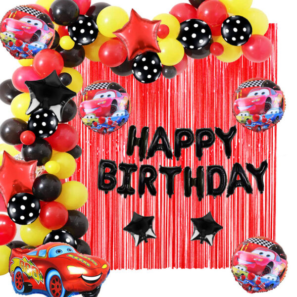 McQueen Car Birthday Party Decorations Theme | Balloons, Banners & Accessories