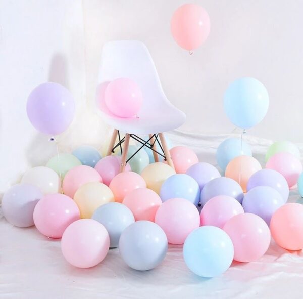 Macaron Pastel Latex Balloons 10 “- for Birthday Party Themes & Decorations